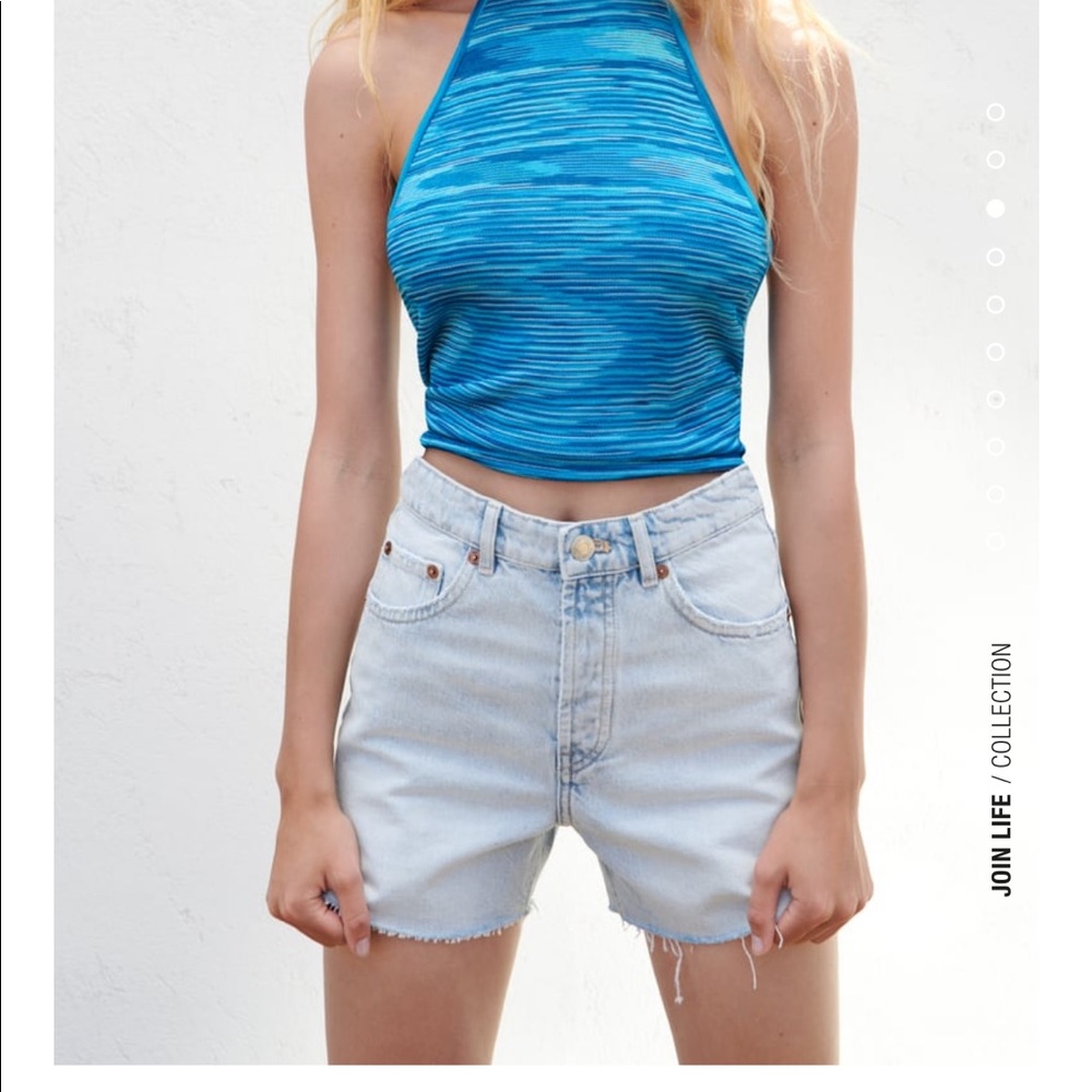 Denim short zara size 25 us 0